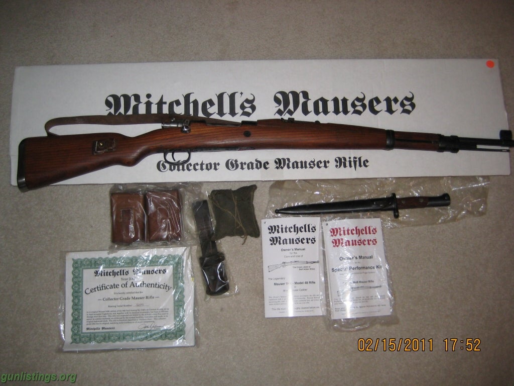 Rifles Mitchell Mauser Collector Grade 8mm Rifle & Accessories