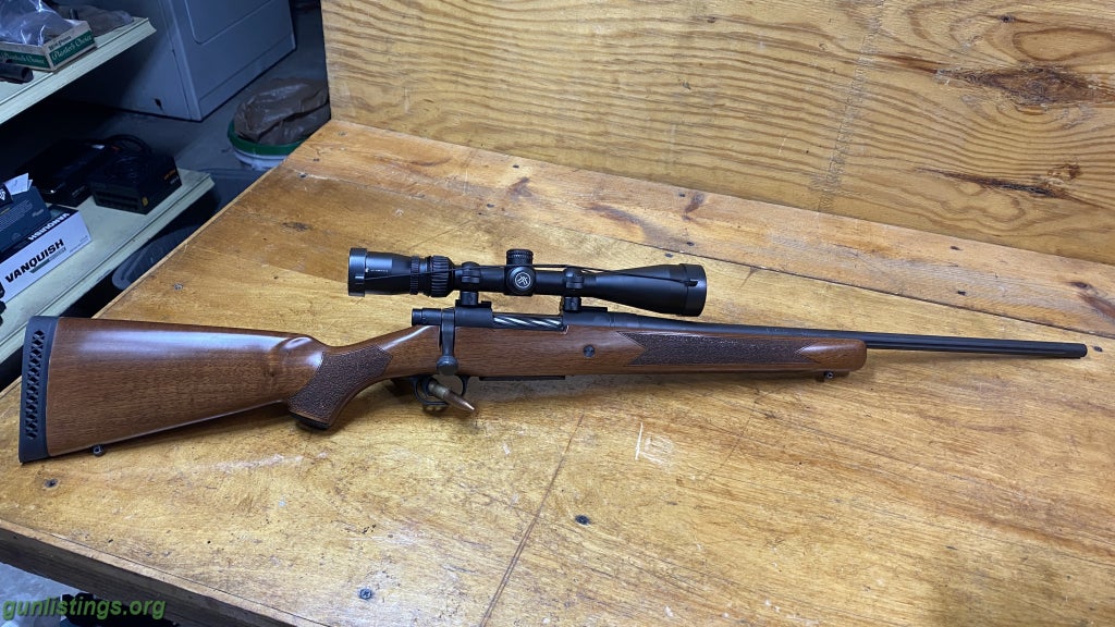 Rifles Mossberg Patriot 350 Legend Walnut + Vortex Scope +Ammo