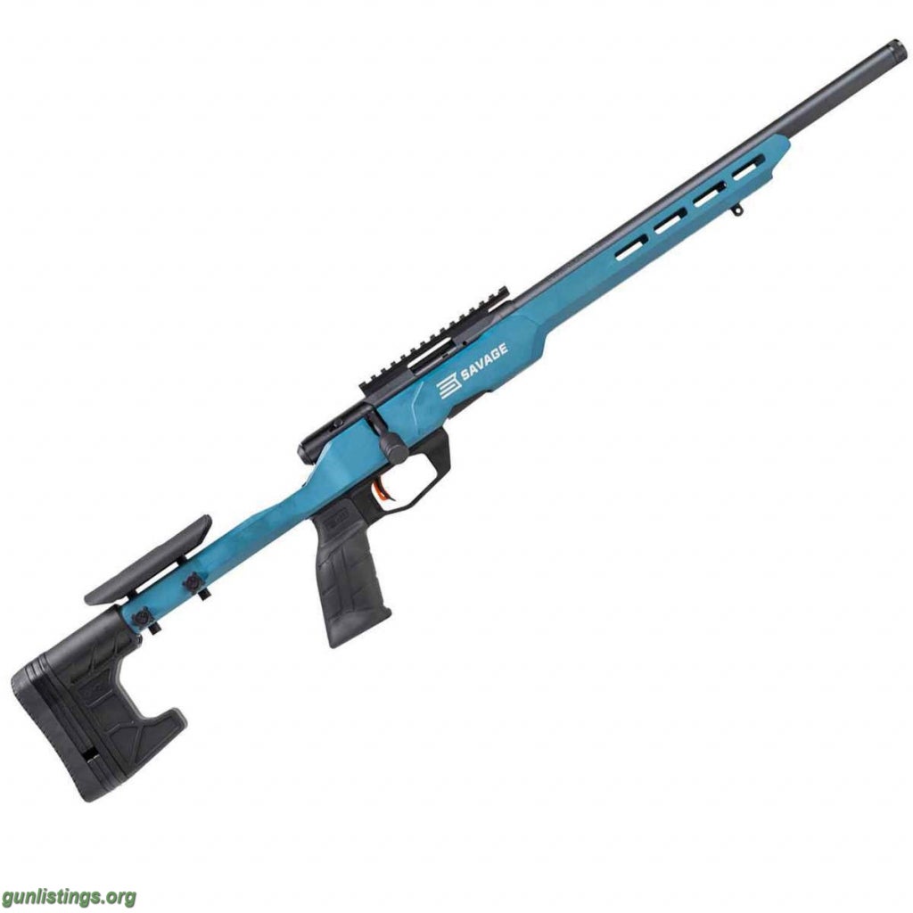 Rifles New Price!. Savage B22 Precision Blue Titanium