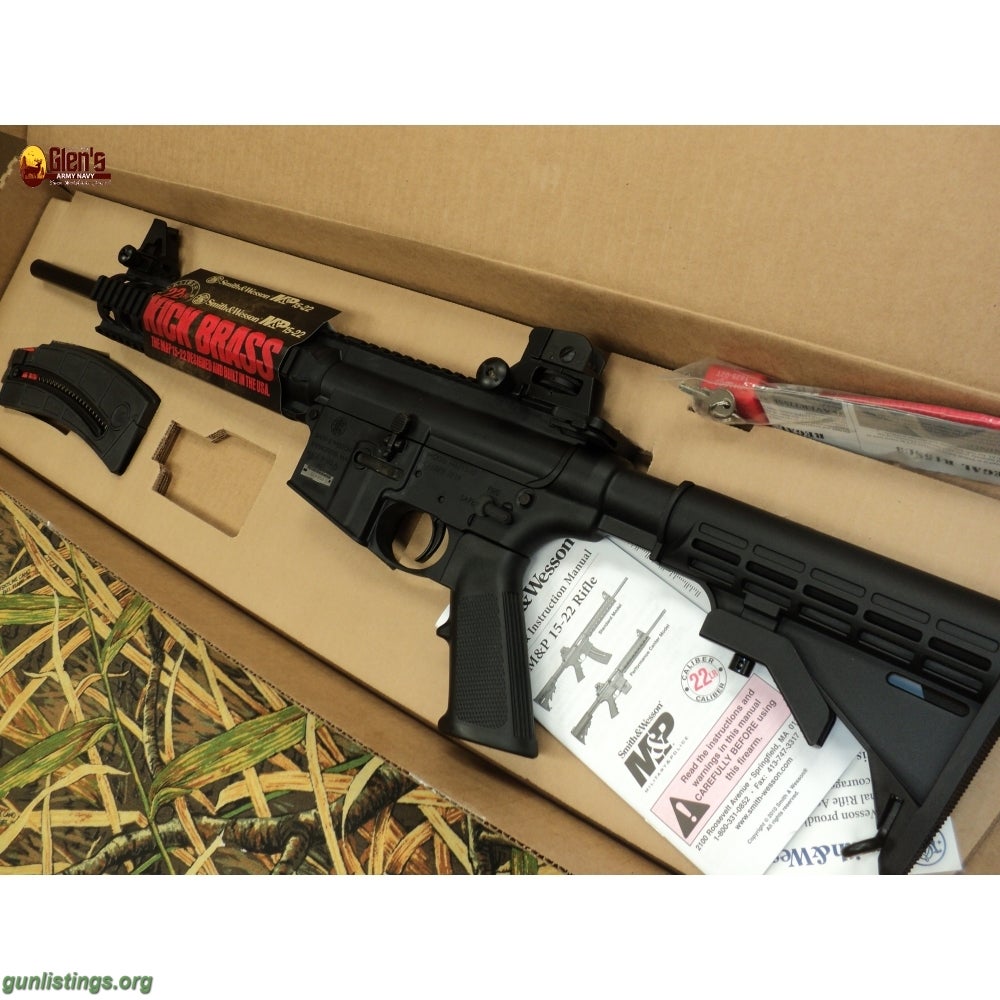 Rifles NEW Smith Wesson M&P 15-22 811030 .22 Lr Ar-15