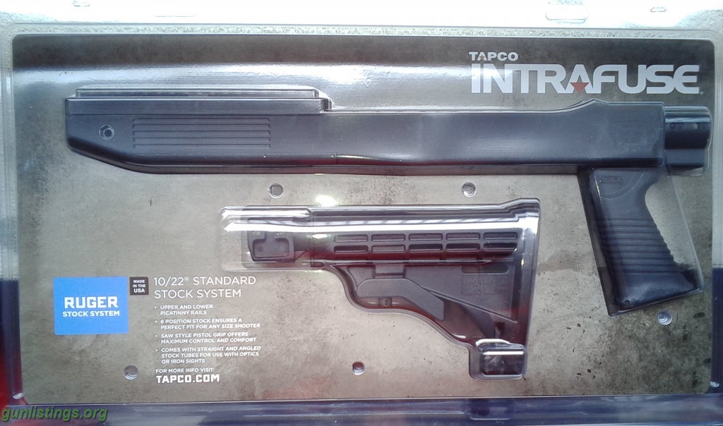 Rifles New Tapco Tactical Stock For Ruger 10/22