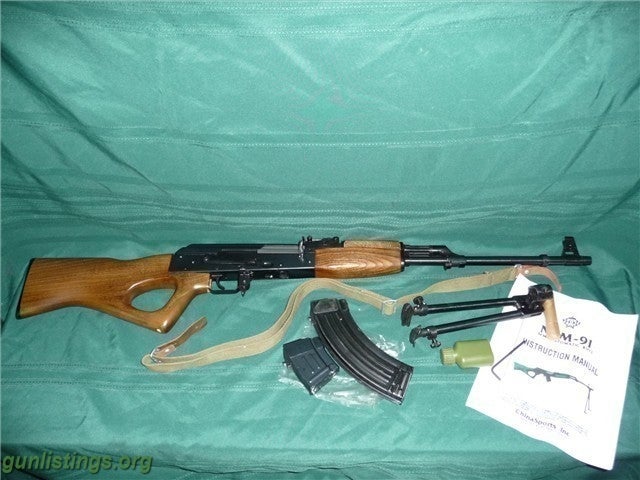 Rifles NORINCO NHM91 Rpk Ak47 7.62x39 Mint