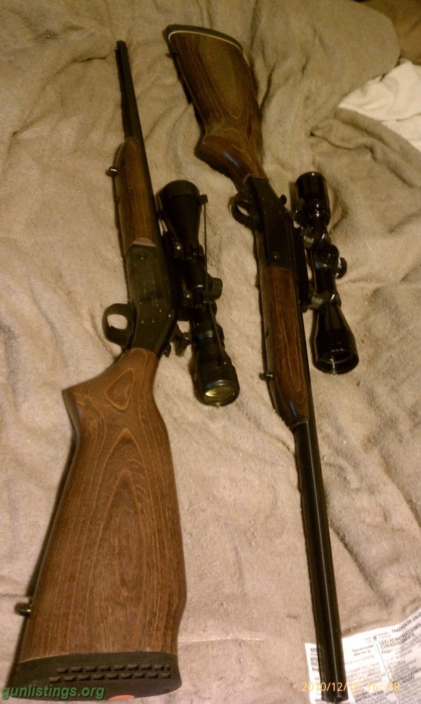 Rifles Pair Of Handi Rifles. 243 And 223