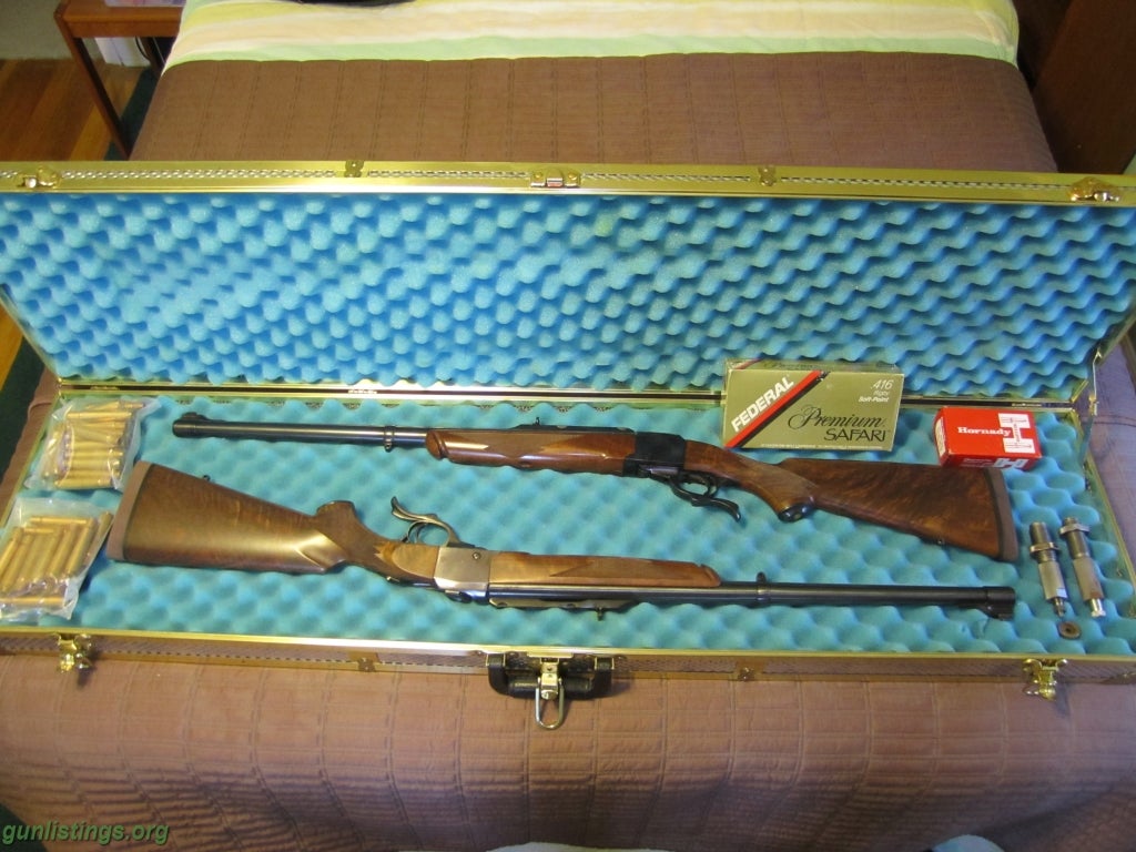 Rifles Pair Of Ruger No. 1 Tropical Rifles In .416 Rigby