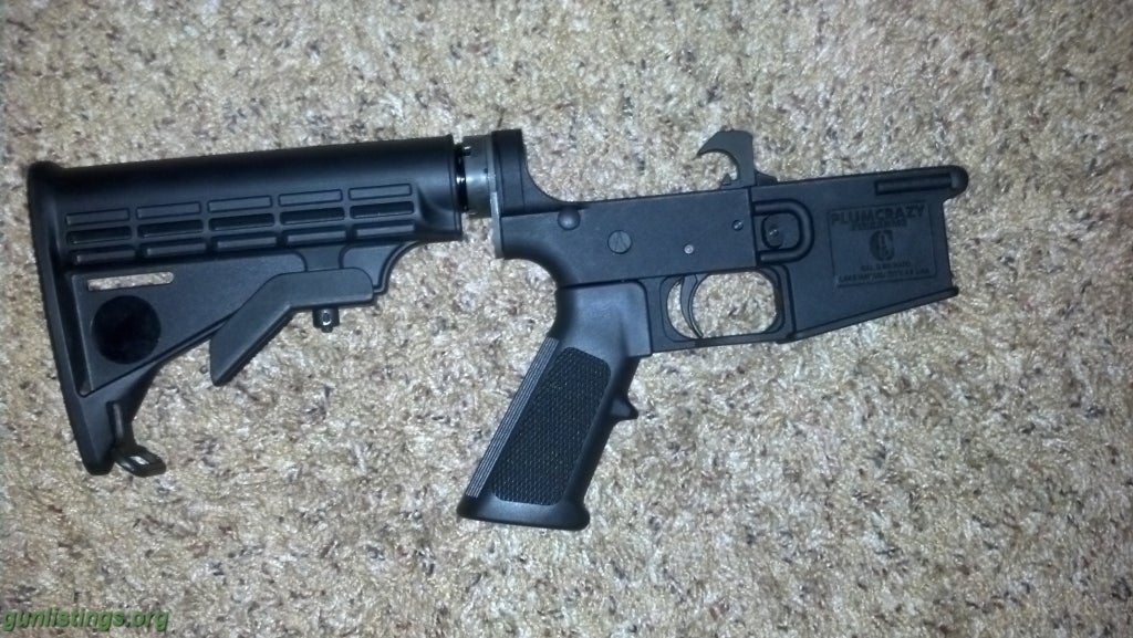 Rifles Plum Crazy AR-15 Complete Lower Upgraded