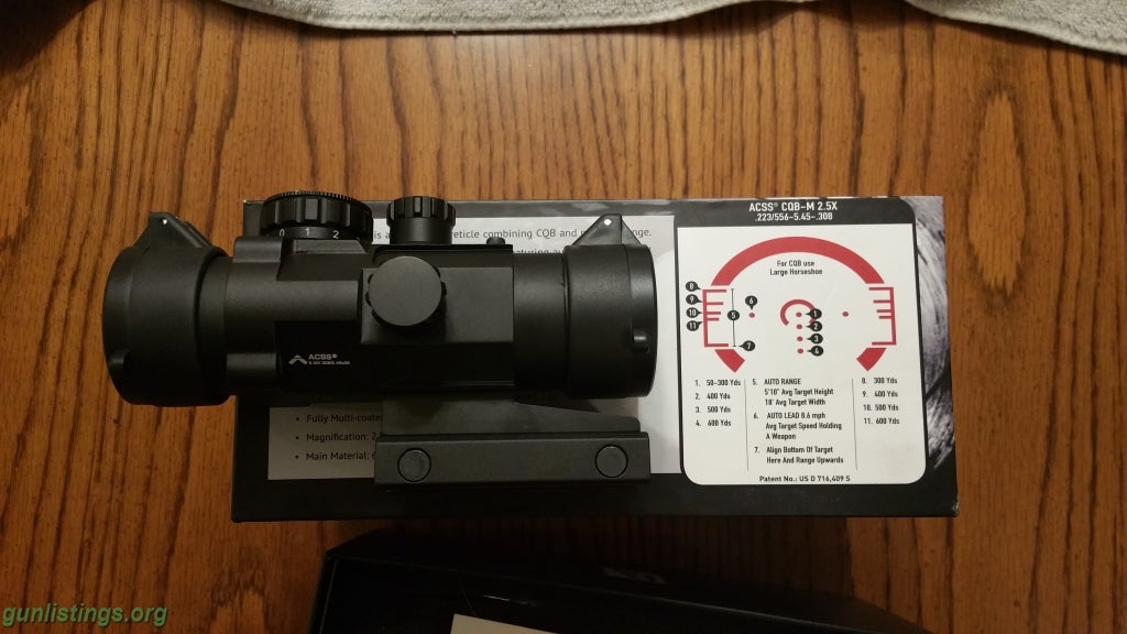 Rifles Primary Arms 2.5x Acss Cqb Reticle.