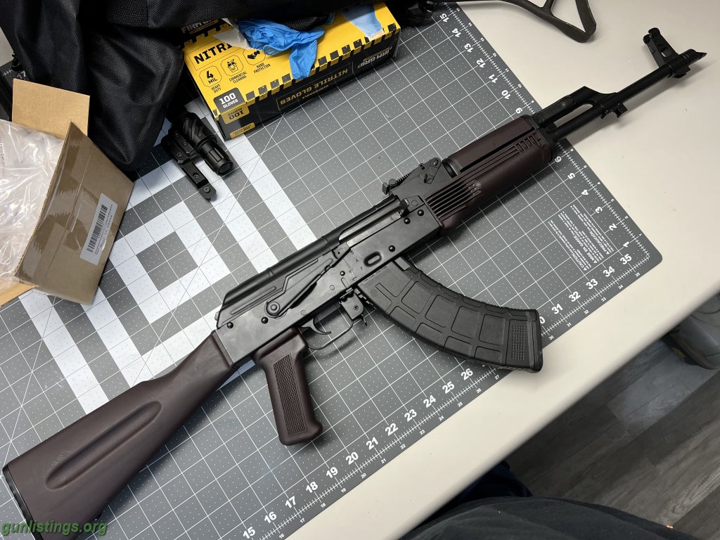 Rifles PSA AK-47 GF3 FORGED CLASSIC POLYMER RIFLE, PLUM