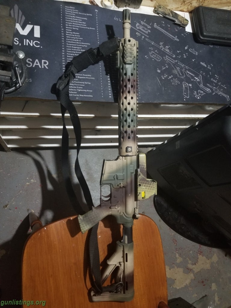 Rifles Rattle Can Ar15 With Eotech 552