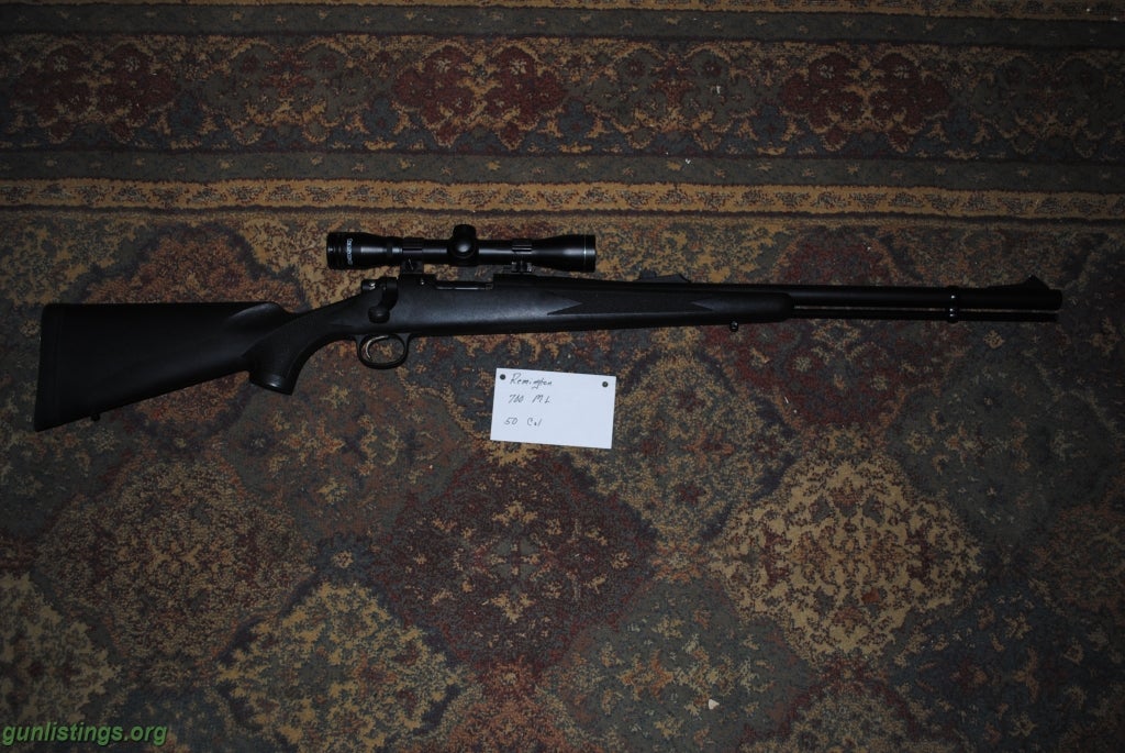 Rifles Remington 700 .50 Cal Muzzleloader