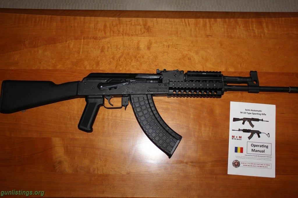 Rifles Romanian AK-47 With Quad Rail