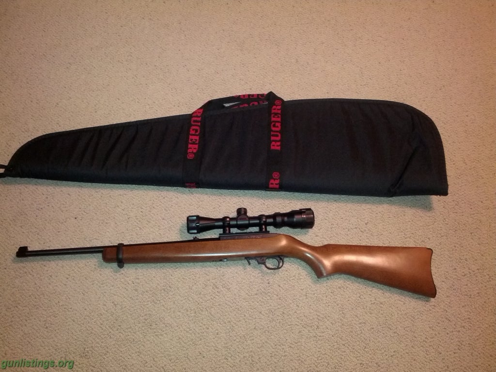 Rifles Ruger 10/22, Mags, Case