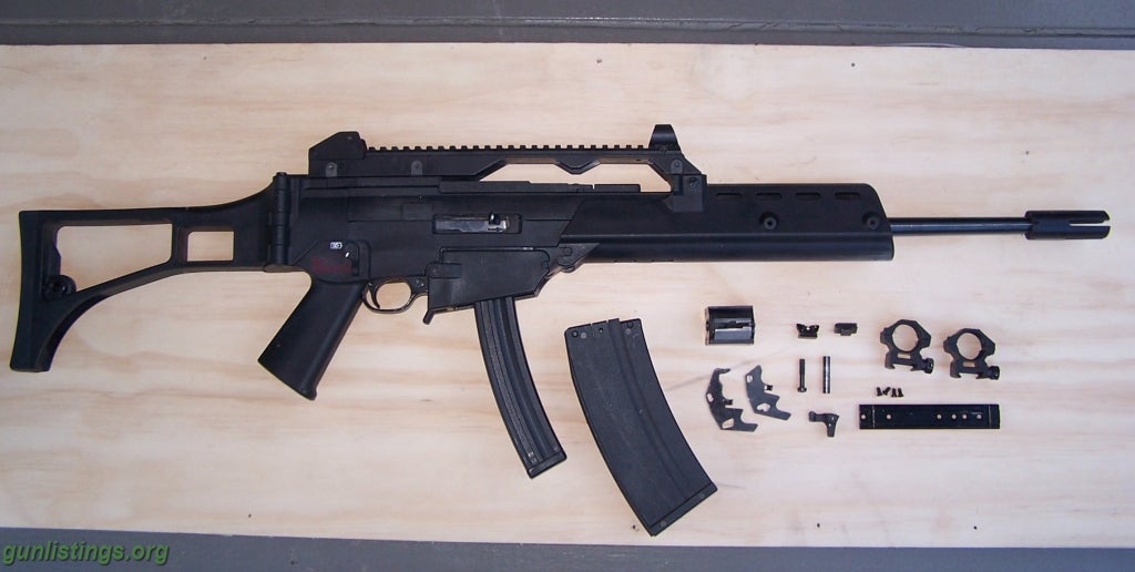 Rifles Ruger 10-22 With HK G36 Stock Kit