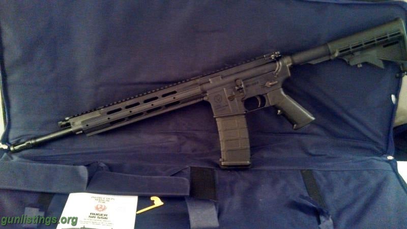 Rifles Ruger 556 Gas Piston AR-15