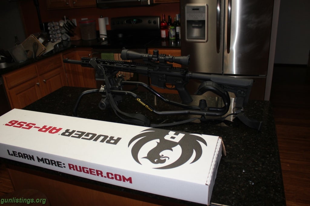 Rifles Ruger  AR  450 Bushmaster. Legal To Hunt Deer In Iowa