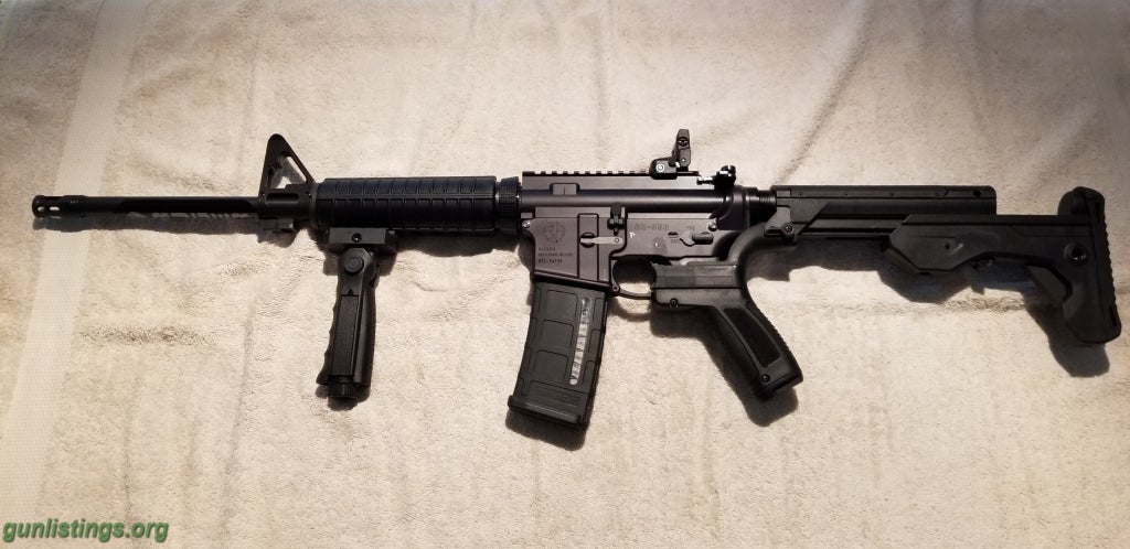 Rifles Ruger AR-556 With Slide Fire Bump Stock