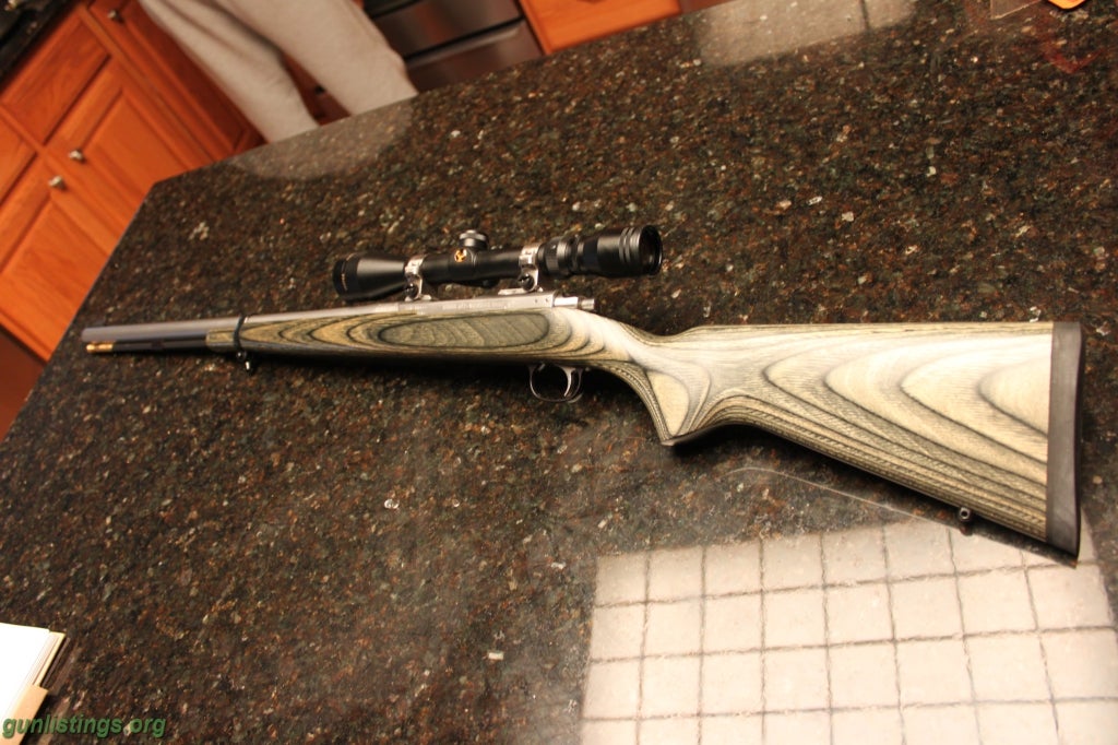 Rifles Ruger M77  50 Cal Muzzleloader With Scope