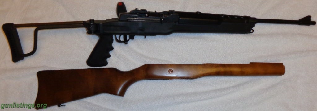 Rifles Ruger Mini-14 Ranch W/Butler Creek Folding Stock+orig.