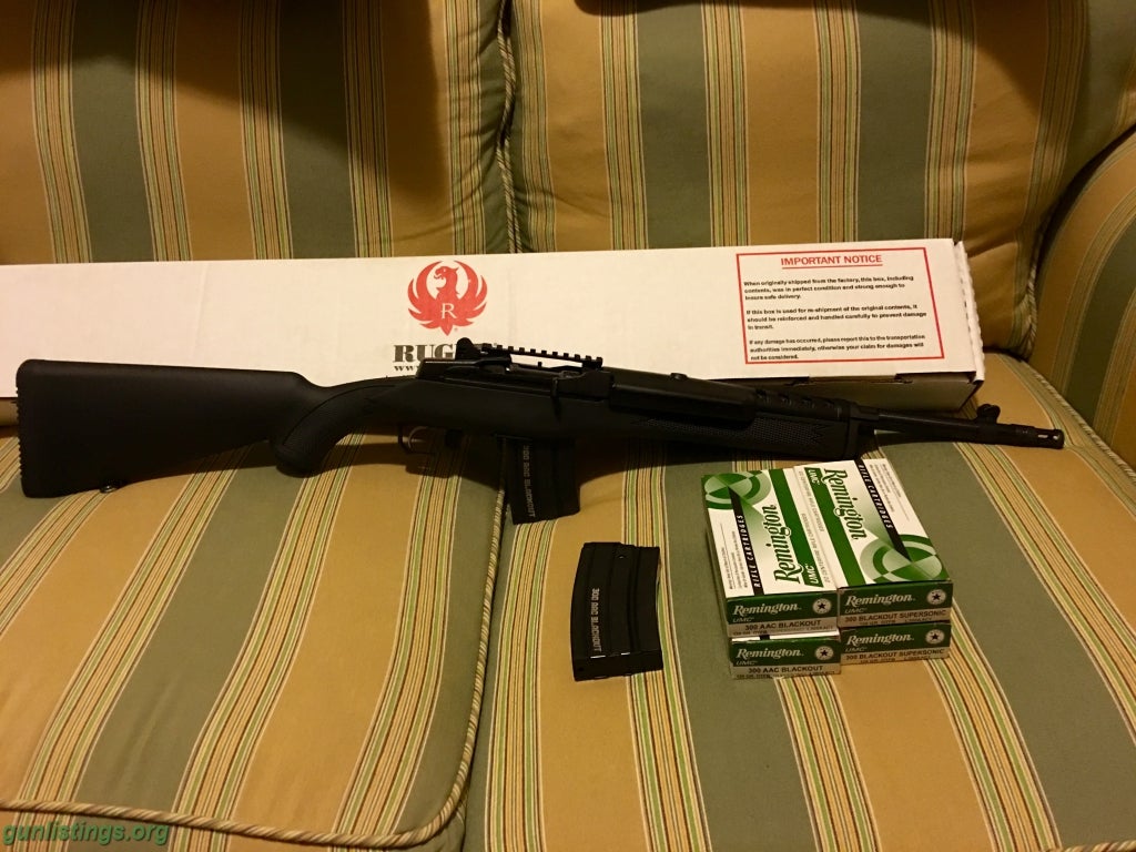 Rifles Ruger Mini 14 In 300 Blackout