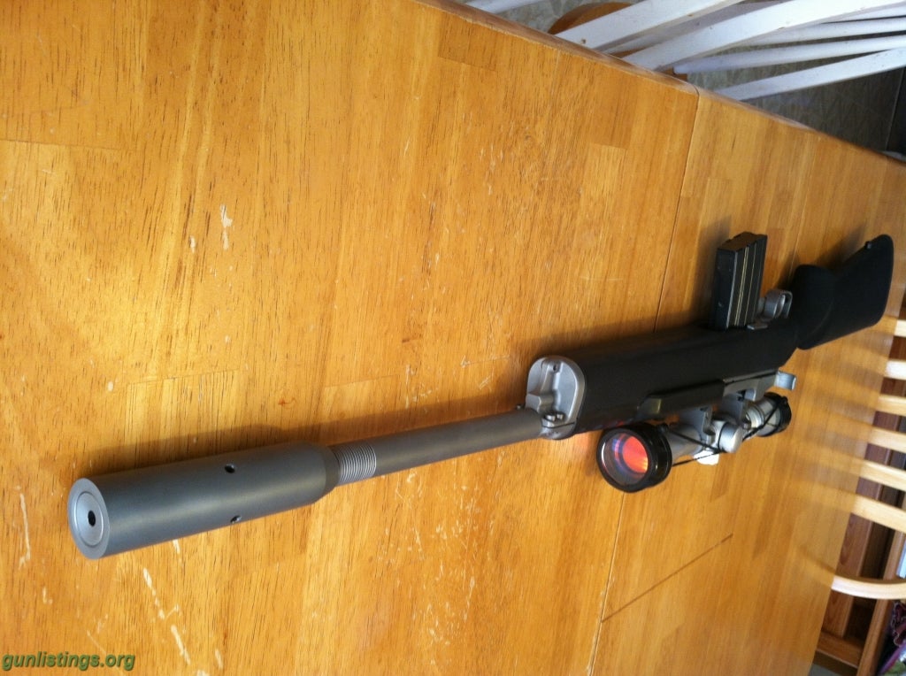 Rifles Ruger Mini 14 Target With Hogue Stock