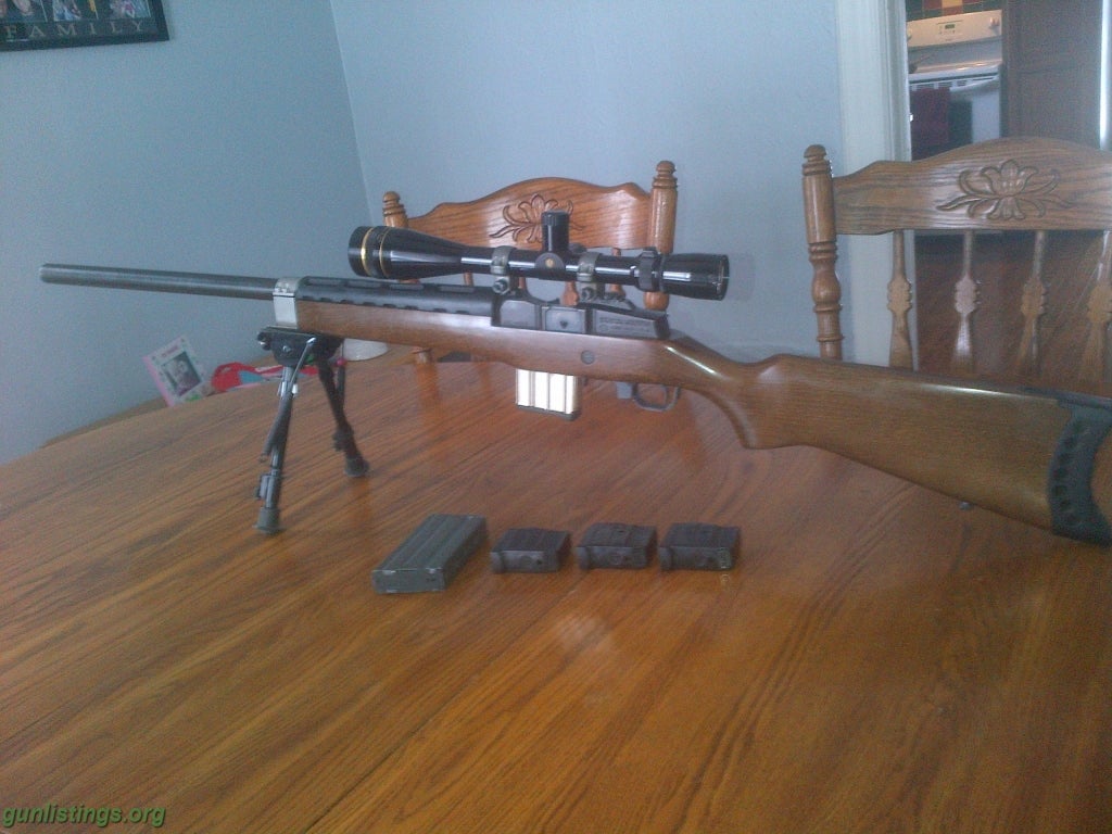 Rifles Ruger Mini 14 With 204 Conversion By ASI And Leupold