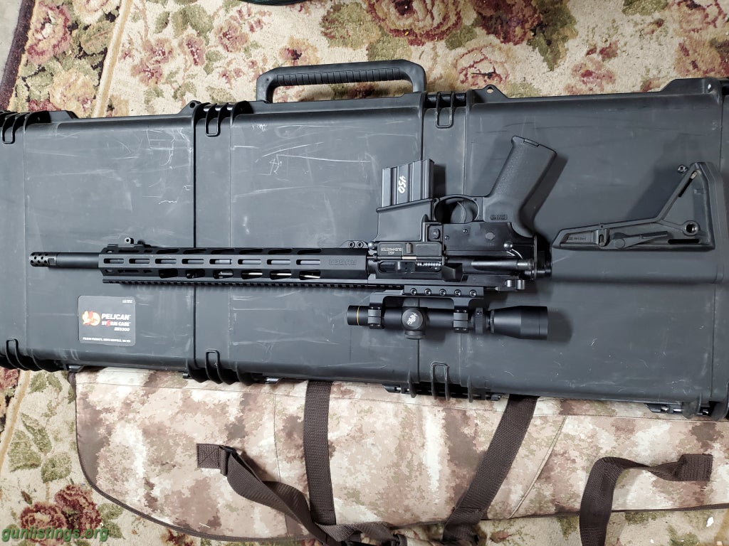 Rifles Ruger MPR AR 450 Bushmaster With Leupold Scope