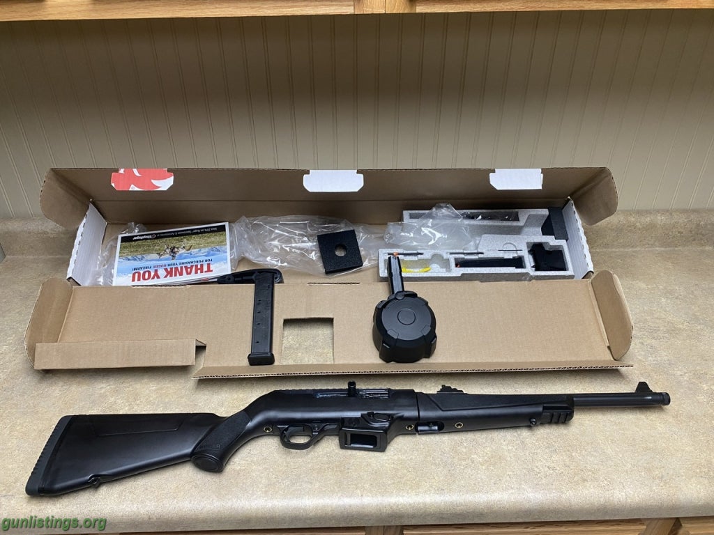 Rifles Ruger PC Carbine 9mm With Magpul Mags