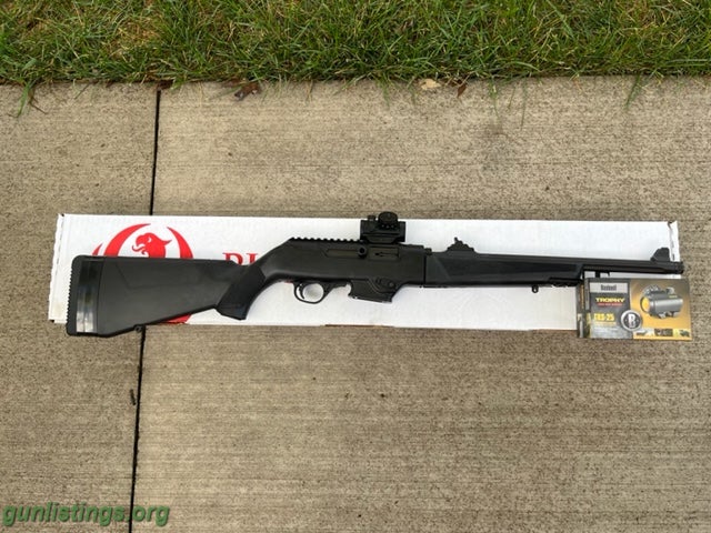 Rifles Ruger 9mm PC Carbine With RDS