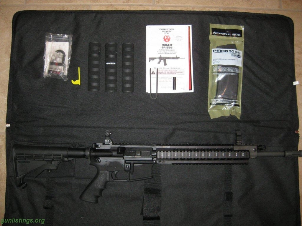 Gunlistings.org - Rifles Ruger SR-556 AR, .223 Rem/5.56 NATO, 16.1