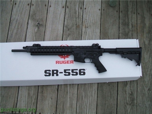 Rifles Ruger SR556 SC AR15 Piston