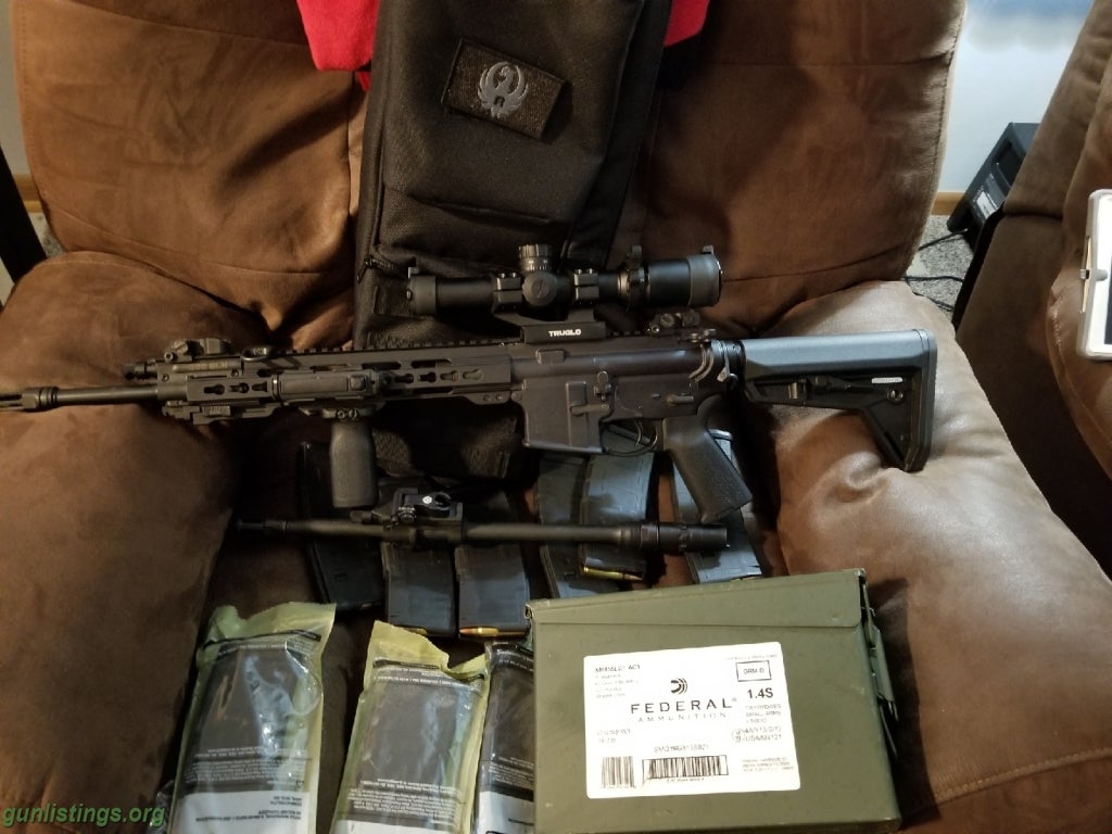 Rifles Ruger SR556 Take Down/w/300BO Barrel