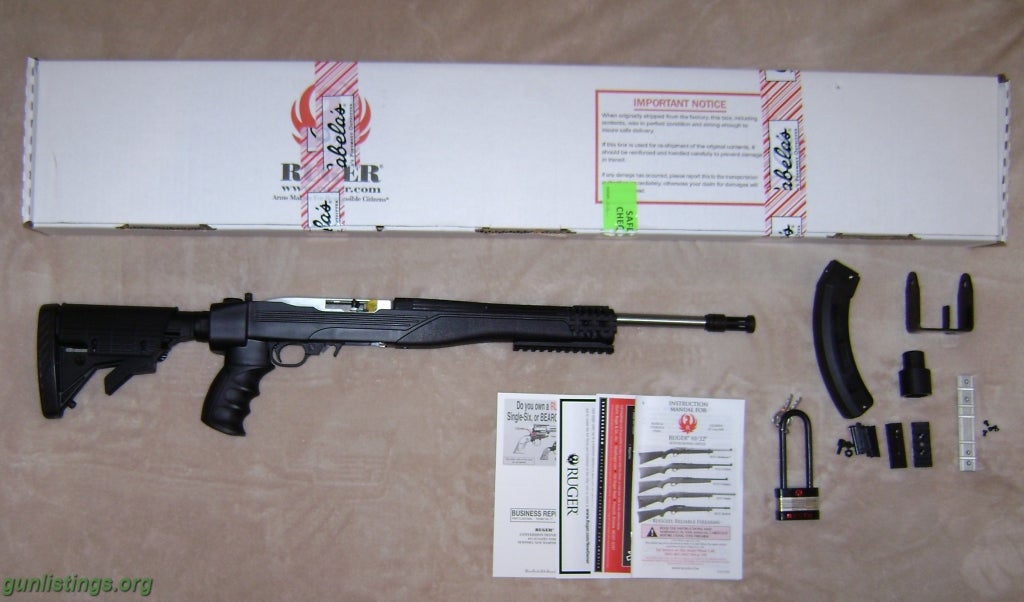 Rifles Ruger Tactical SS 10/22 Rifle NIB (01296)