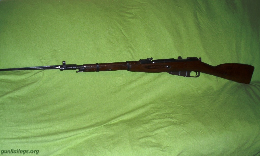 Rifles Russian 1945 M44 Nagant Rifle 7.62x54r