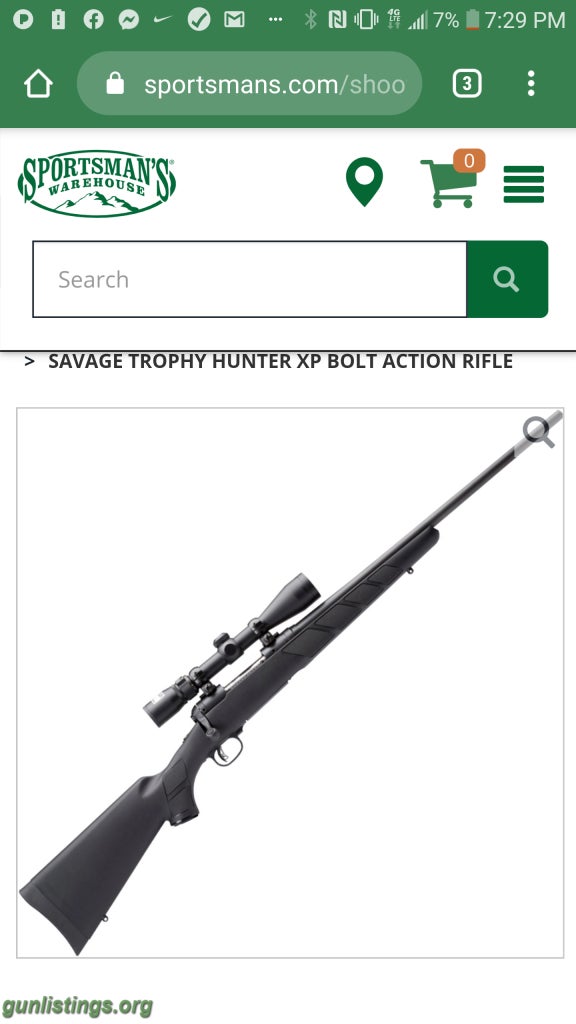 Rifles Savage 111 Trophy Hunter Xp 30-06