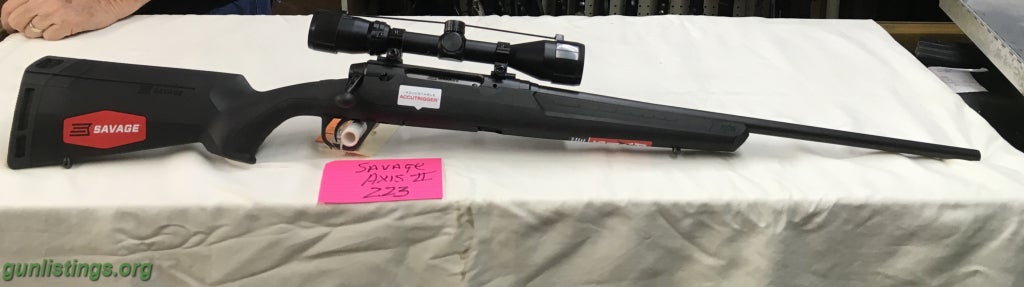 Rifles SAVAGE   223  With SCOPE   ( SALE)