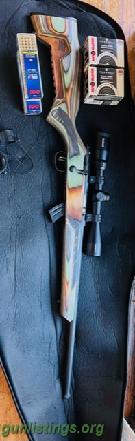 Rifles Savage Minimalist 22lr W/scope And Ammo