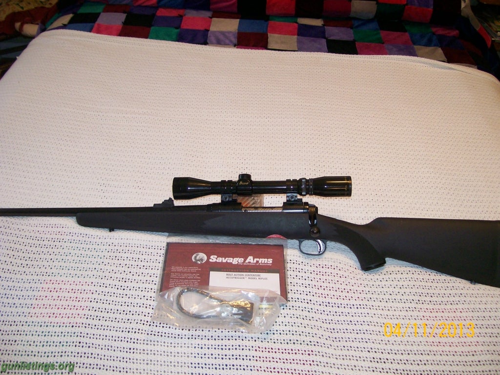 Rifles Savage Mod 11 LH W/Burris Scope