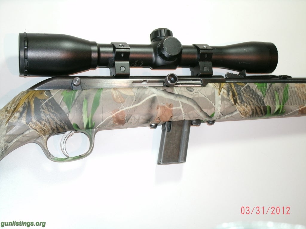 Rifles Savage Model 64F CAMO .22 LR