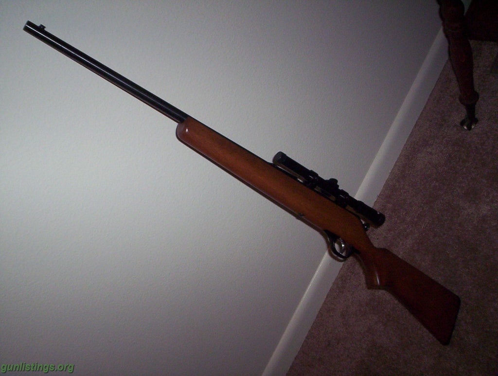 Rifles Sears .22 Cal Bolt Action Rifle W/Scope