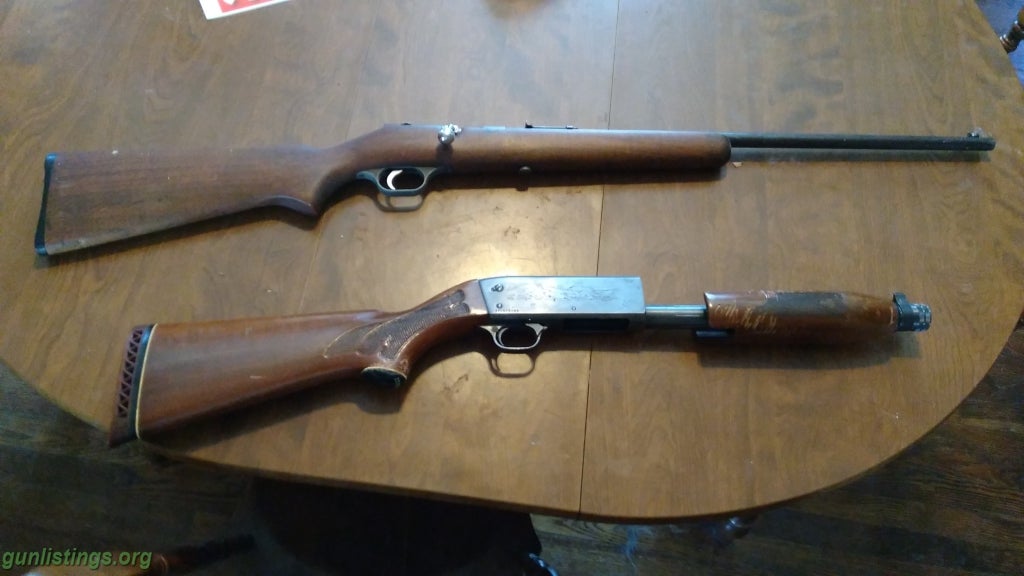 Gunlistings.org - Rifles Stevens 22 And Ithica Shotgun