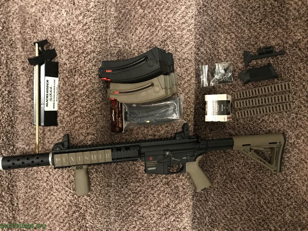 Rifles S&W M&p 15-22 With Upgrades And Extras