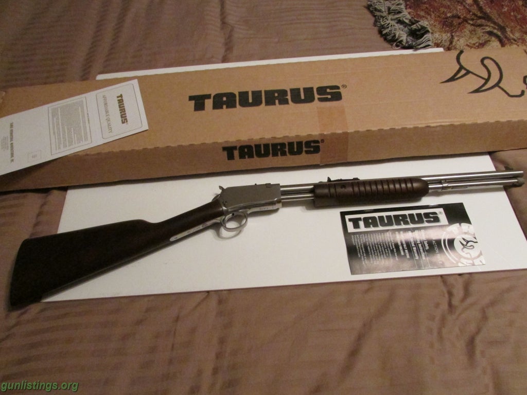 Rifles Taurus Model 62 .22 Pump SS