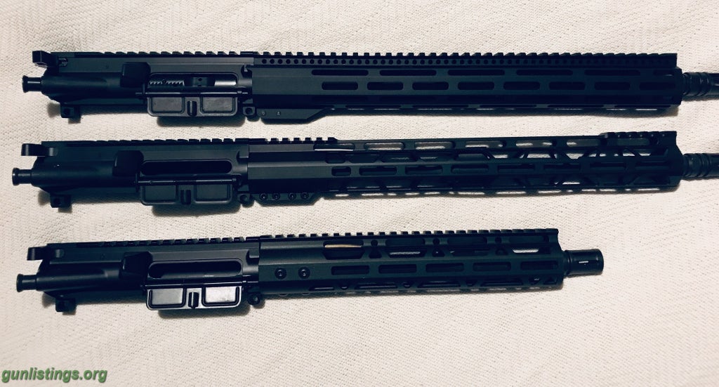 Rifles Three 5.56 Barreled Uppers