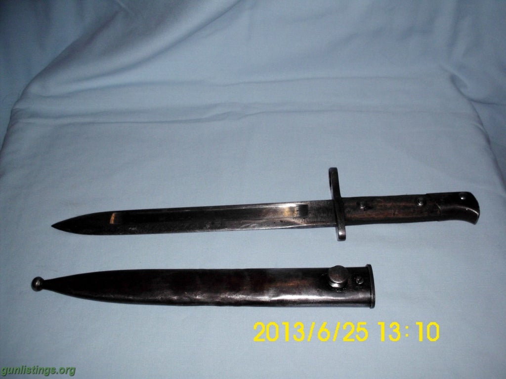 Rifles TURKISH MAUSER BAYONET