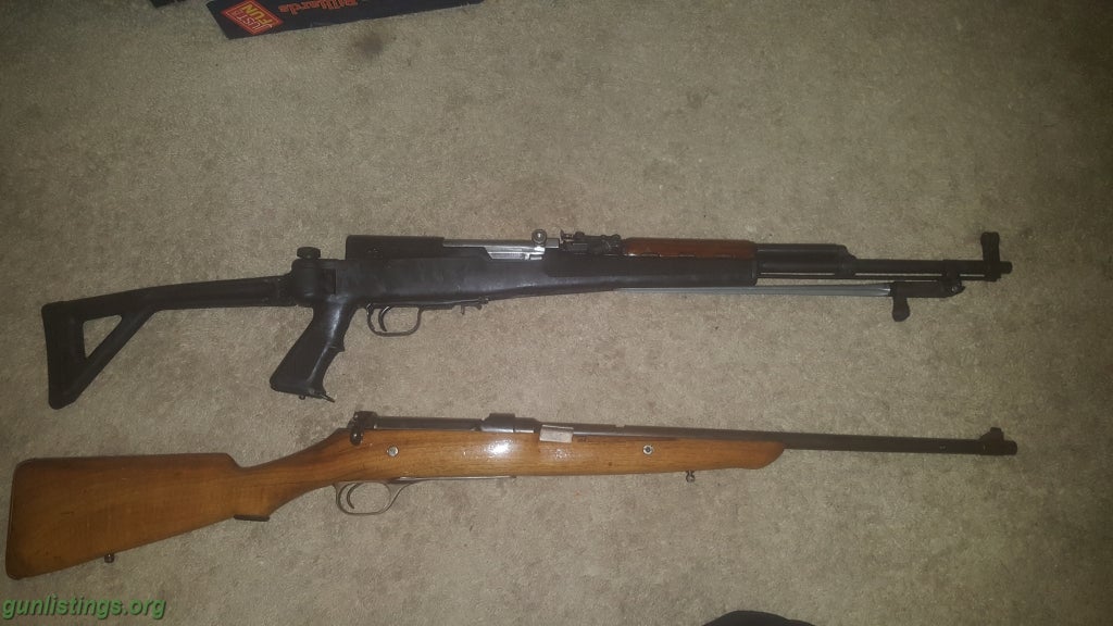 Rifles Two Rifles