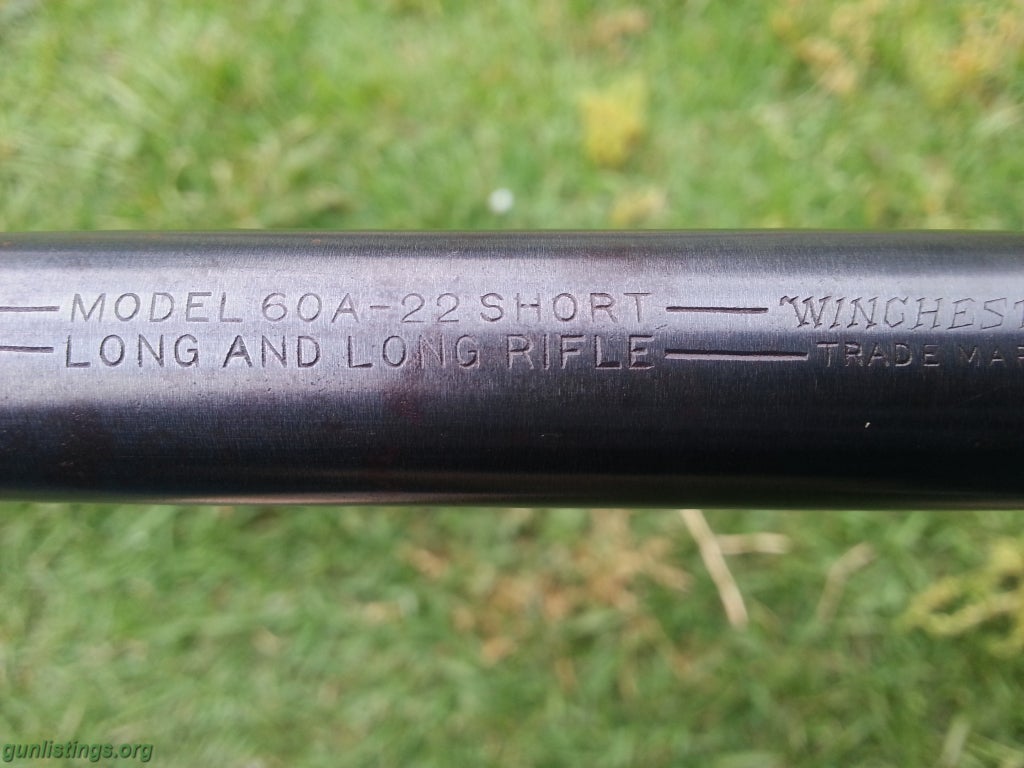 Rifles WINCHESTER MODEL 60A