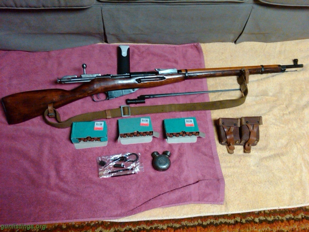 Rifles WTT/WTS Mosin Nagant W/accessories