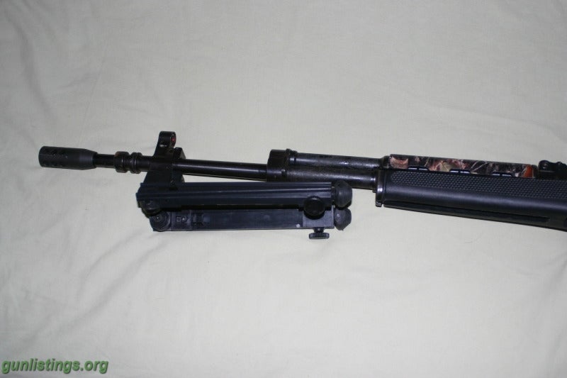 Rifles Yugo SKS With Folding Stock, Muzzle Brake And Bipod.