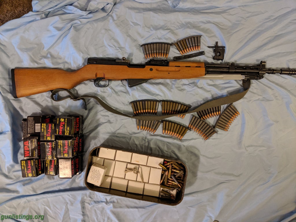 Rifles Yugo Sks With Launcher And Bayonet Matching # With Ammo