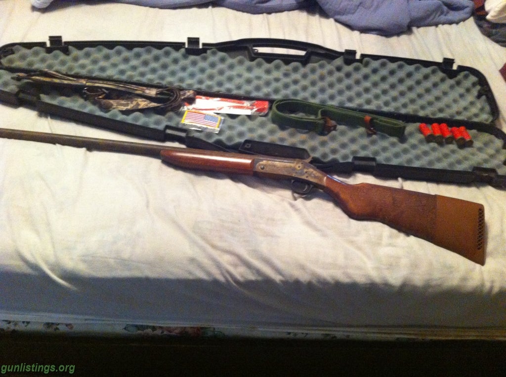 Shotguns 12ga Marlin Single Shot Shotgun With Accessories