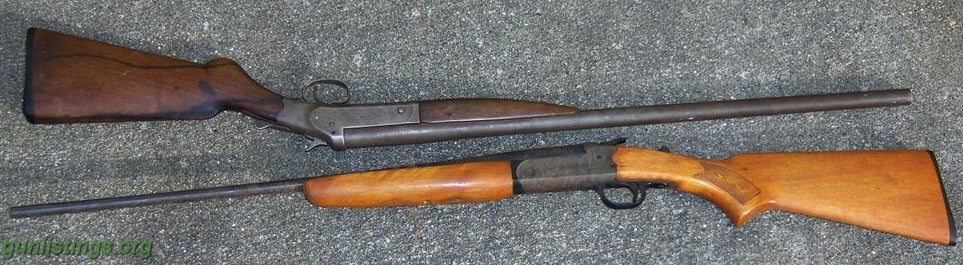 Shotguns Rusty But Functional Single Shot Shotgun Needs TLC